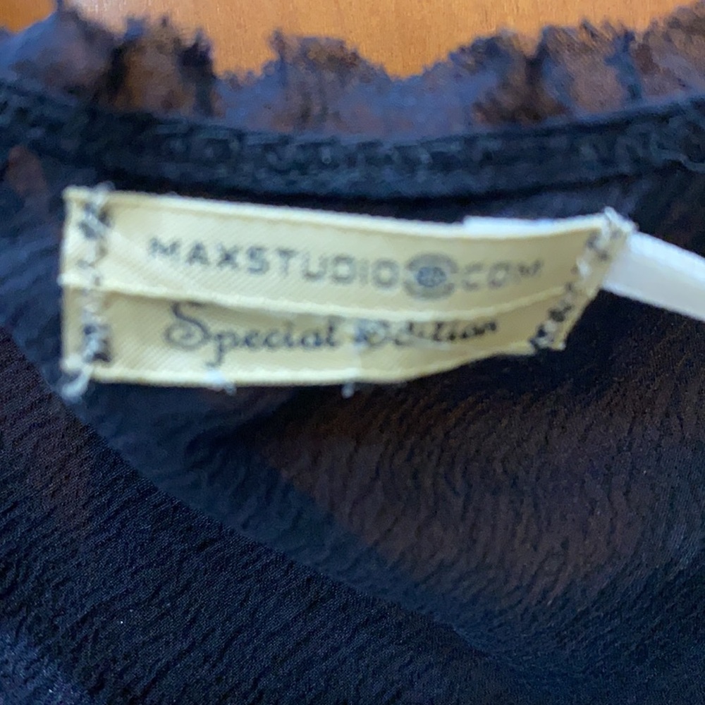 Max Studio silk top - Picture 2 of 6